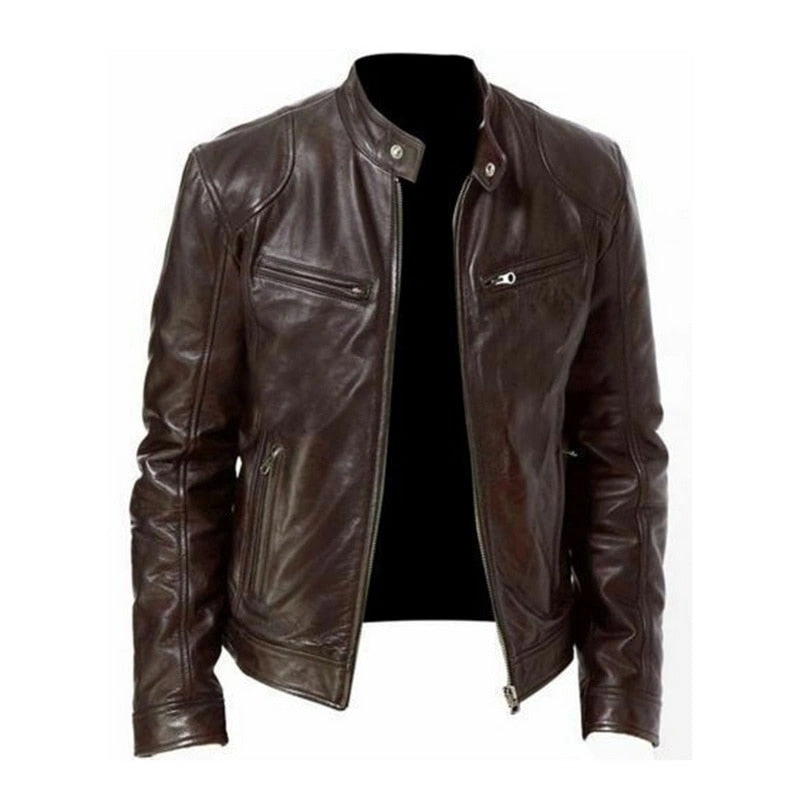 West Louis™ 2023 Lederjacke: Street Style für Biker-Seelen. Fahr mit Stil ins Abenteuer.