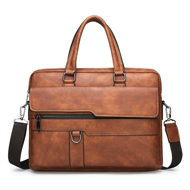 West Louis™ Exklusive Leder-Aktentasche: Zeitlos elegant, perfekt für den Erfolg.
